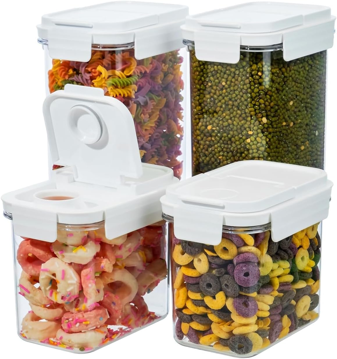 Storage Box Sealed Lid Sealed Container for Laundry |Home & Garden |Household Supplies & Cleaning |Home Organization |Storage Bins & Baskets (1800 ML, Pack of 1)