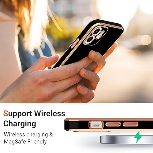 Miniatura 6 de Teageo Funda compatible con iPhone 11 para mujeres y niñas, diseño de corazón de amor, cubierta trasera suave, protección completa de la cámara