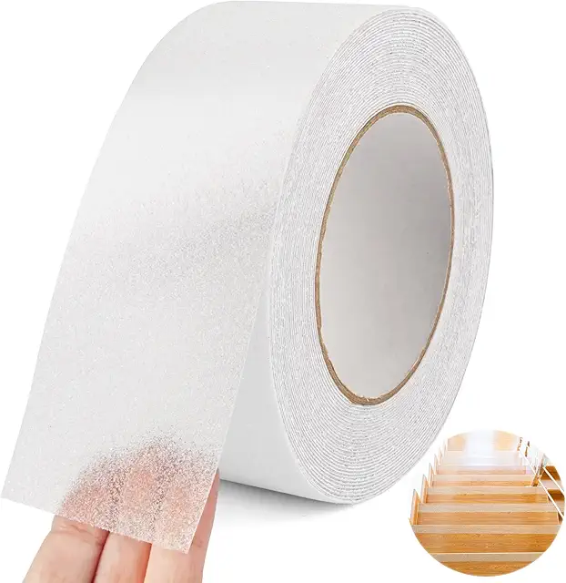 Cinta Antideslizante Transparente 5cm x 10m - Protección Anticaídas para Escaleras