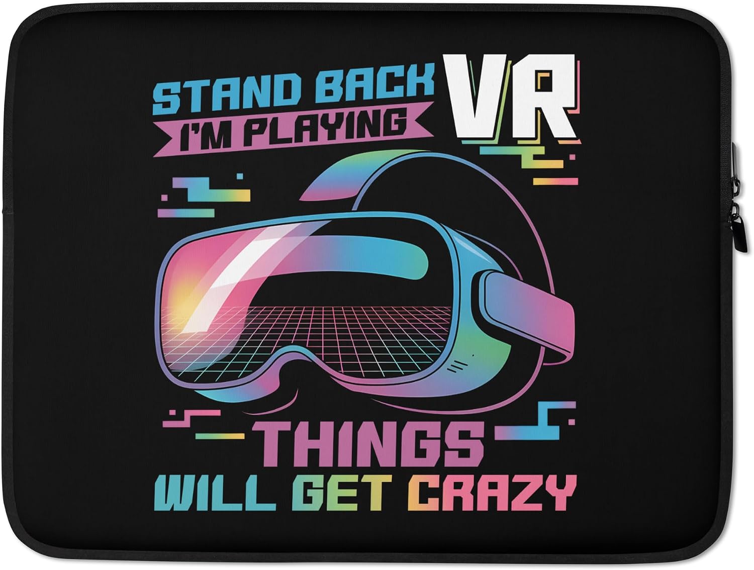 Gaming Funny VR Gamer Graphic Laptop Sleeve