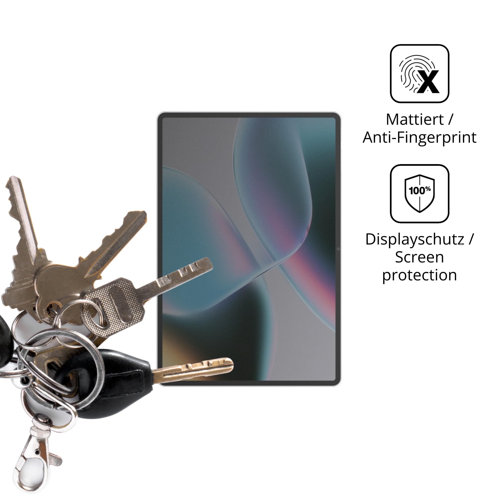 dipos Protector de Pantalla Antiespía para Asus Pad T3201 | Película protectora mate, filtro de privacidad 4 vías, ajuste perfecto, antiarañazos, sin burbujas, autoadhesivo