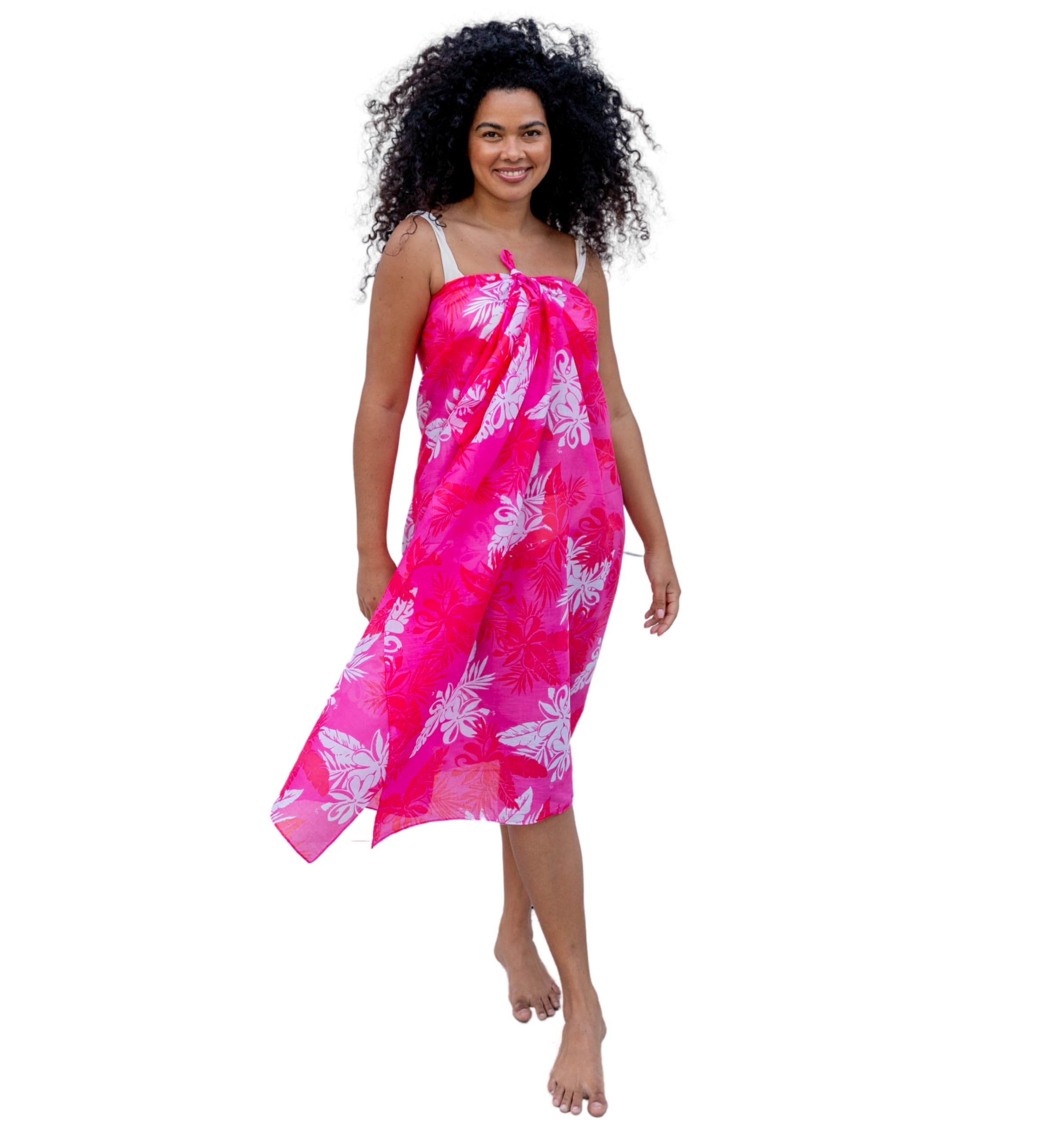 West Indies 100% Pure Soft Cotton Women’s Designer Sarong Pareo Swimsuit Cover up – Many Beautiful Colors and Designs
