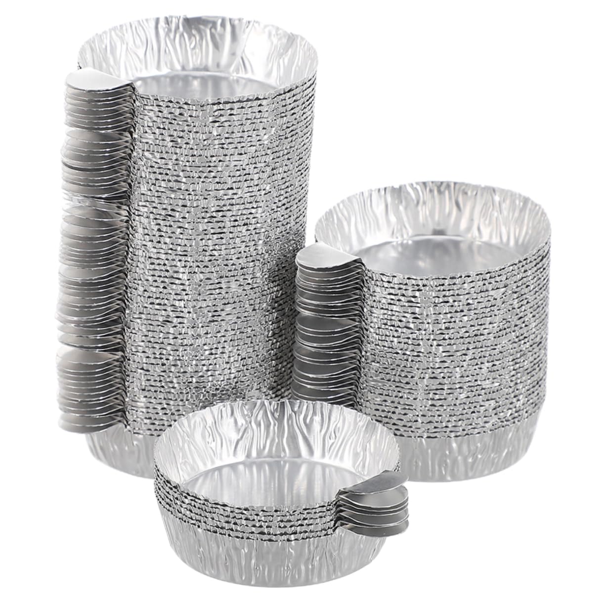 PUCSIQ 30 Stück 400ml Aluschalen Tropfschalen, Quadrat Aluminiumschalen PUCSIQ 30 Stück 400ml Aluschalen Tropfschalen, Quadrat Aluminiumschalen