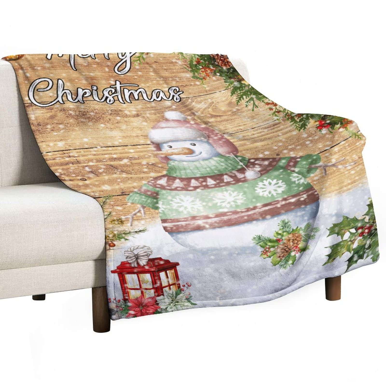 Couverture micro polaire douce de Noël pour réchauffer les cœurs en hiver