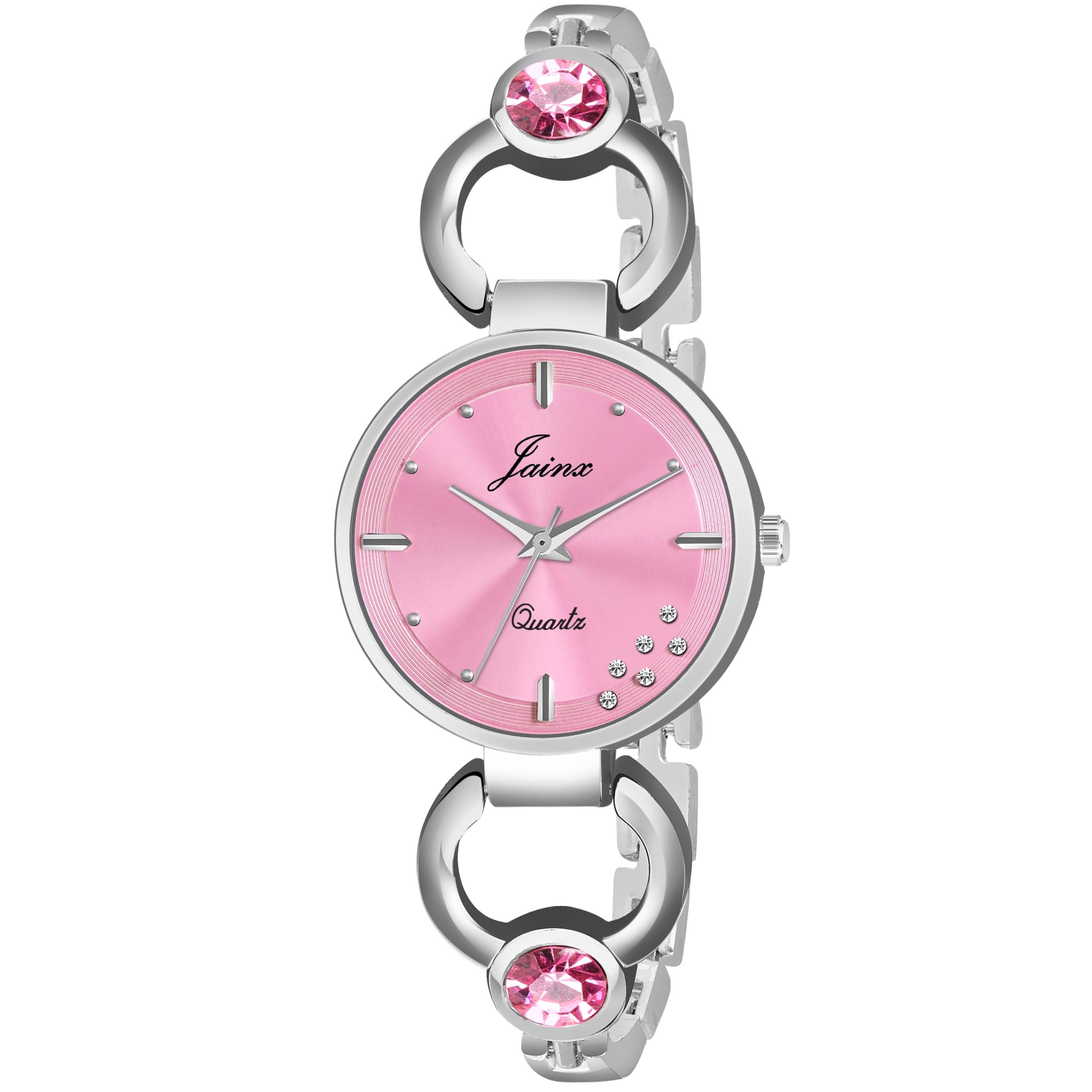 jainx Pink Dial Bracelet Analog Wrist Watch for Women - JW8546 (B0CK5Q1LML) Amazon Price History, Amazon Price Tracker