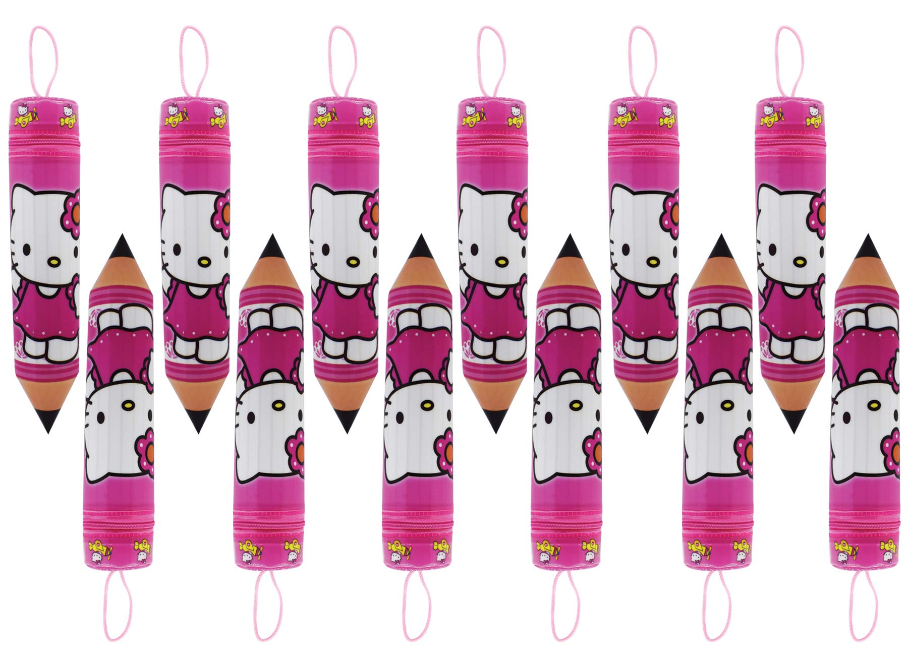 Aarvi Cartoon Character Pencil Case / Children Pencil Shape Pencil Pouch (Hello Kitty, Set of 6) (B0859BFYMN) Amazon Price History, Amazon Price Tracker