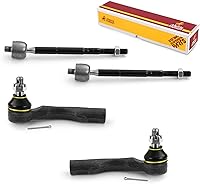 Vista 82 de Metrix Premium Chassis Parts - Kit de 4 piezas de extremos de barra de acoplamiento frontal exterior e interior compatible con Nissan Pathfinder