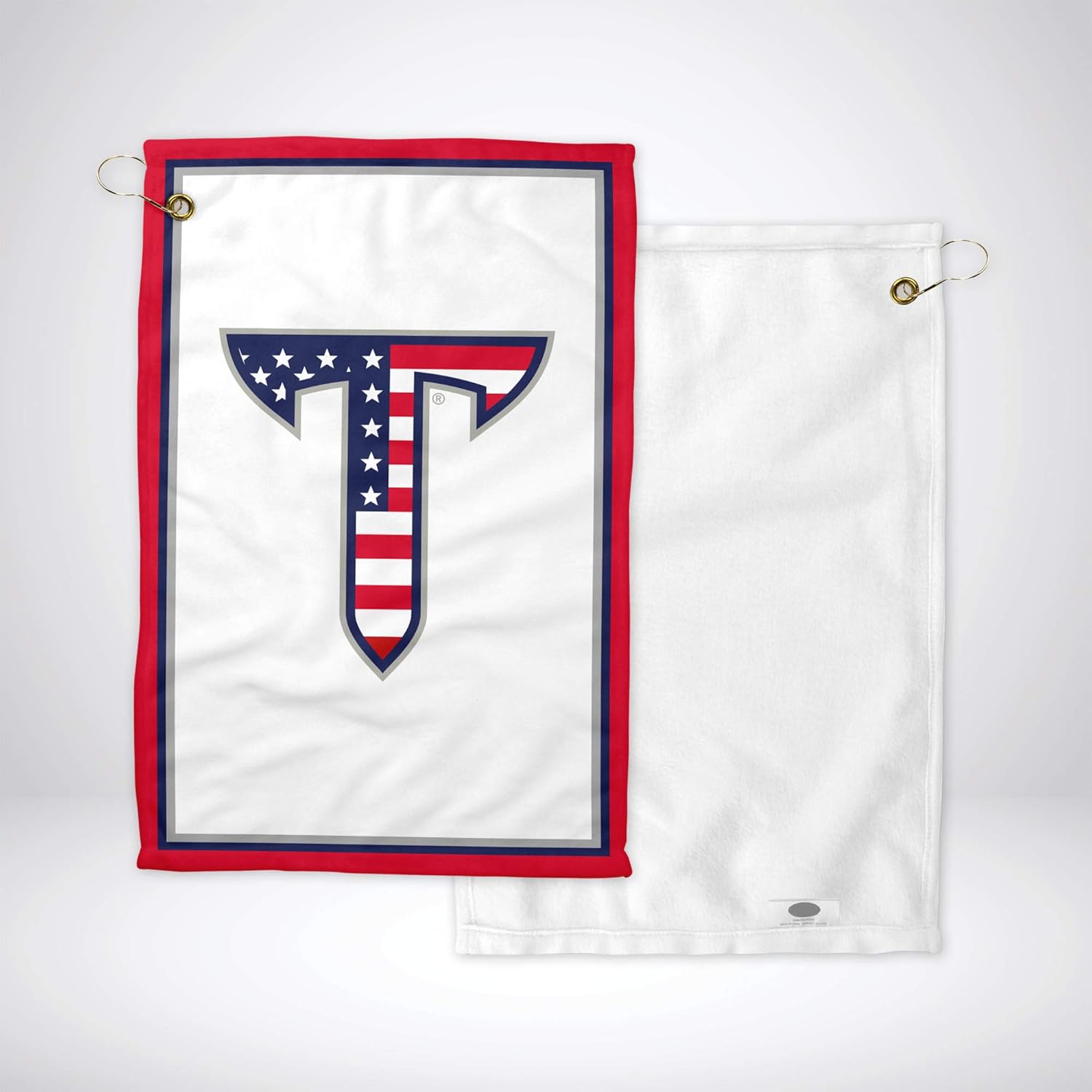 Troy University Golf Towel - Microfiber Towel 11" X 18" Size Face Towel and Sport Towel - This Microfiber Travel Towel Perfect for Schools, Sports, Gyms Golf Courses