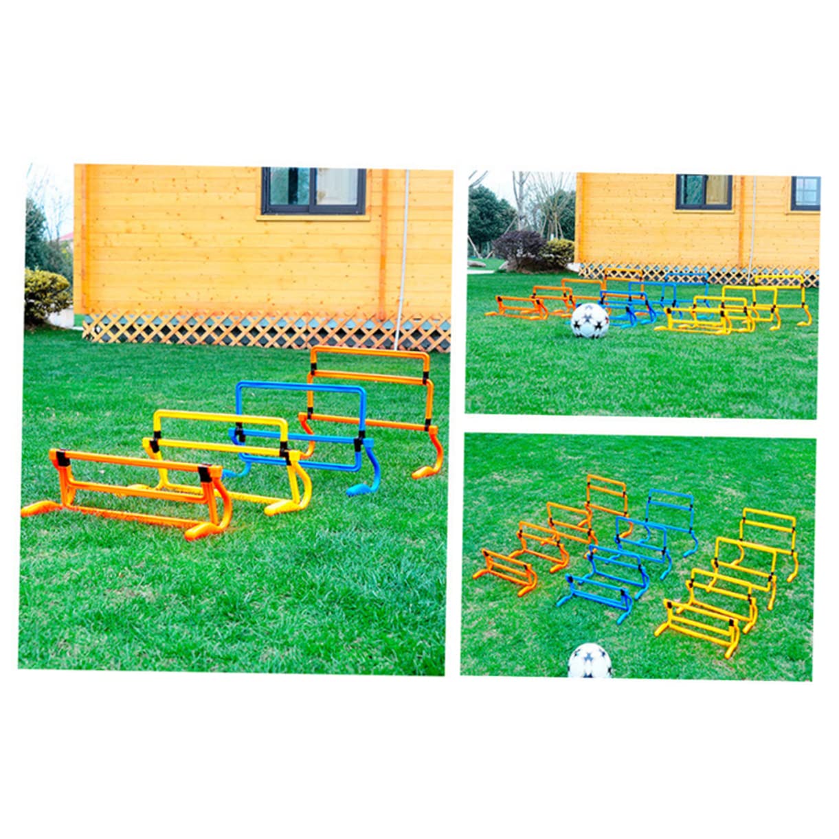 Kisangel Accesorios de Entrenamiento de fútbol equipaciones de fútbol Equipamiento de fútbol Conos de Entrenamiento de Futbol Equipo de Entrenamiento de Agilidad de fútbol Barrera de fútbol