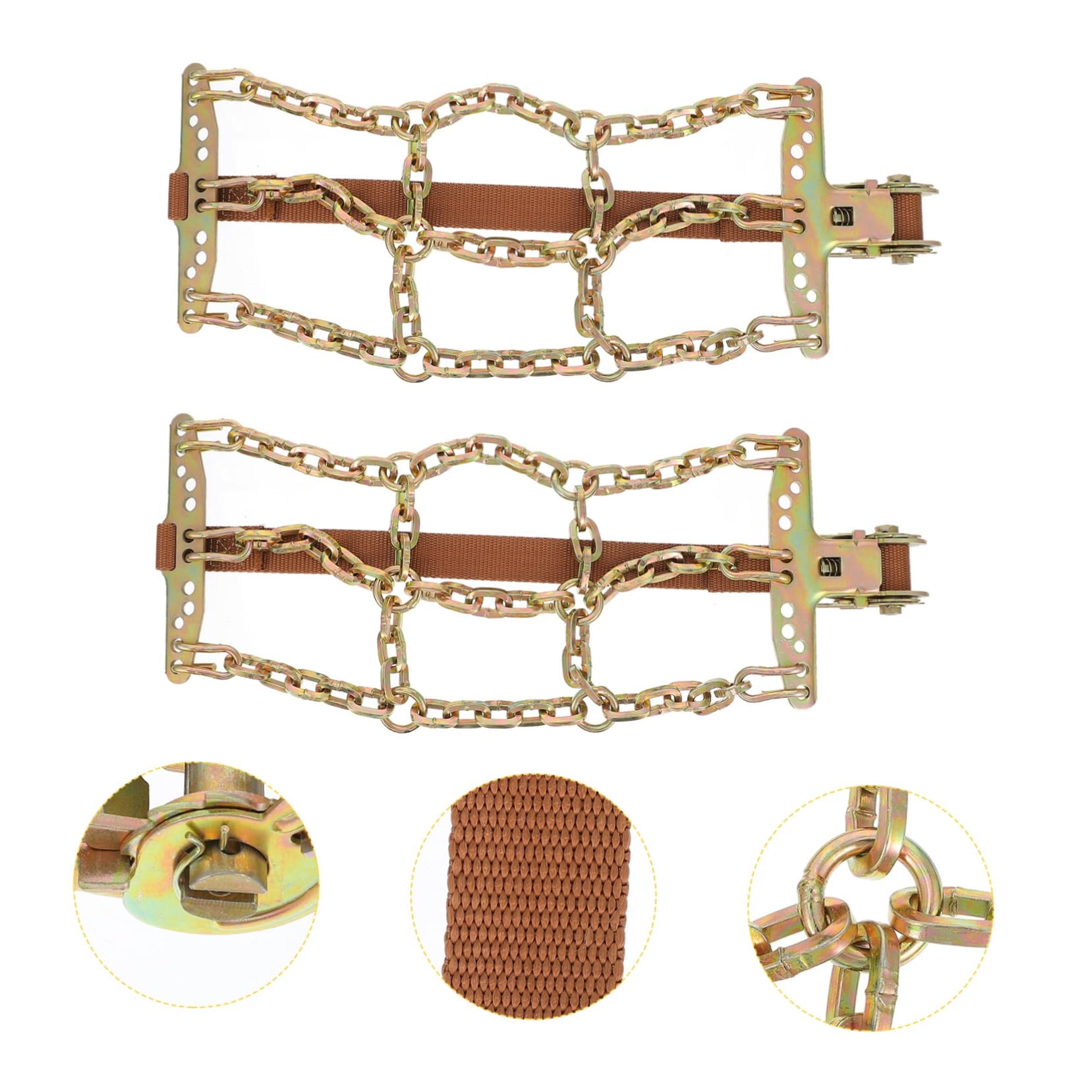 Zerodeko Catene da Neve per Auto Catene da Neve Antiscivolo per Fango Ghiaccio Accessori Auto