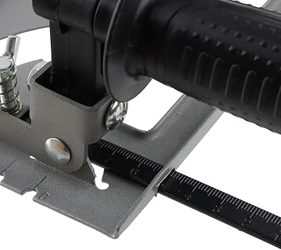 Dnyta Angle Grinder Holder for 100-125mm Adjustable Angle-grinder Bracket | 45 Degree Adjustable Cutting Machine Base Angle Grinder Accessories Shield Cover for Cutting Wood/Metal/Stone Tile Material