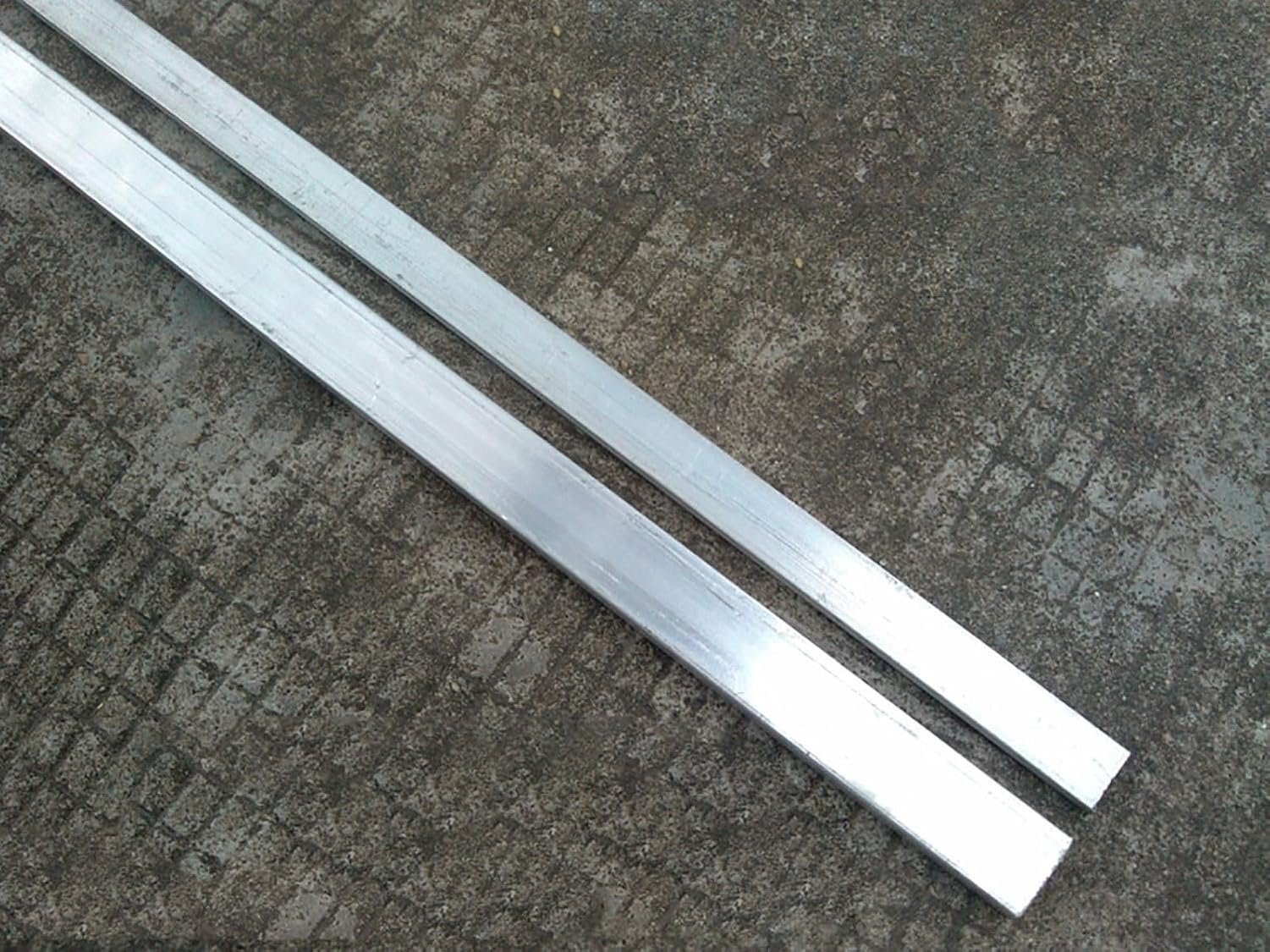 5 szt. 6061 Aluminiowy Pręt Płaski Lity 3 mm Grubości 500 mm Długości Płyta Aluminiowa do Majsterkowania, Przemysłu, Obróbki i Cięcia, 30mm, 30mm