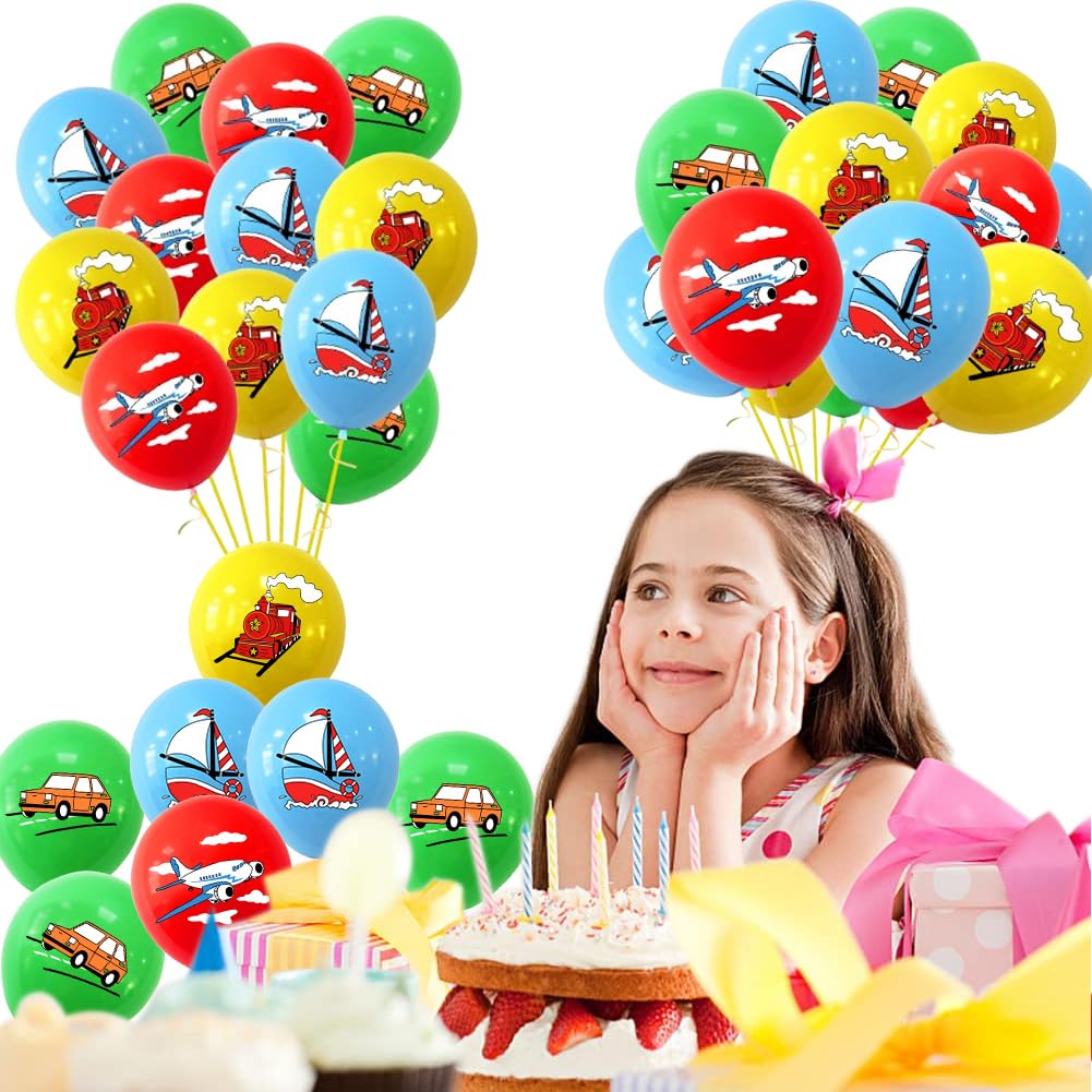 Déco Anniversaire Cars 4 Ans - Ballons, Banderole, Accessoires - Thématique Voiture - Pour Fête D'enfant