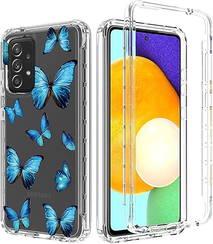 Miniatura 6 de Zoeirc - Carcasa transparente para Samsung Galaxy A52 5G y Galaxy A52 4G, Samsung A52 5G (TPU 360, cuerpo completo, a prueba de golpes, híbrido,