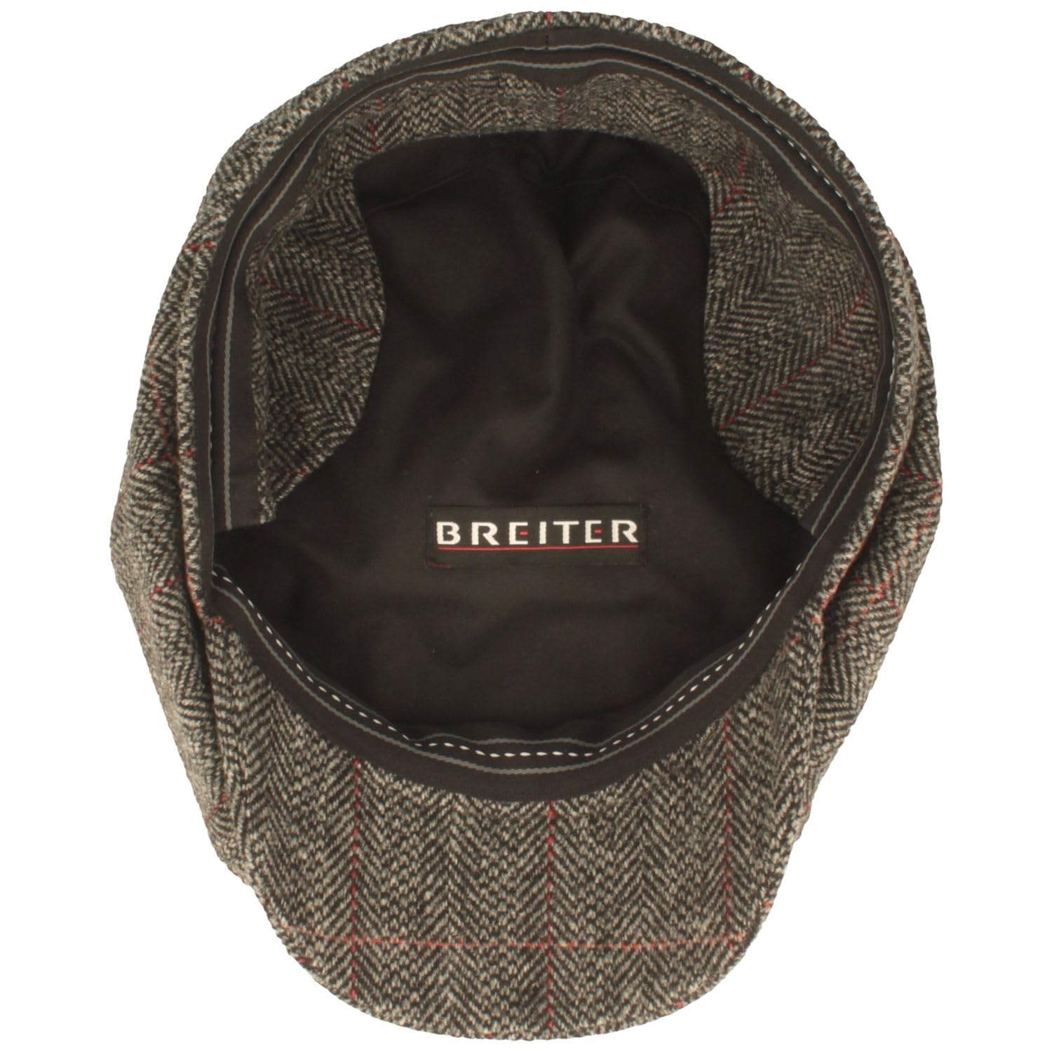 Breiter Gorro de invierno con membrana Sympatex y protección para las orejas plegable, 8 piezas, de lana, 61, Antracita Con Dibujos, 61