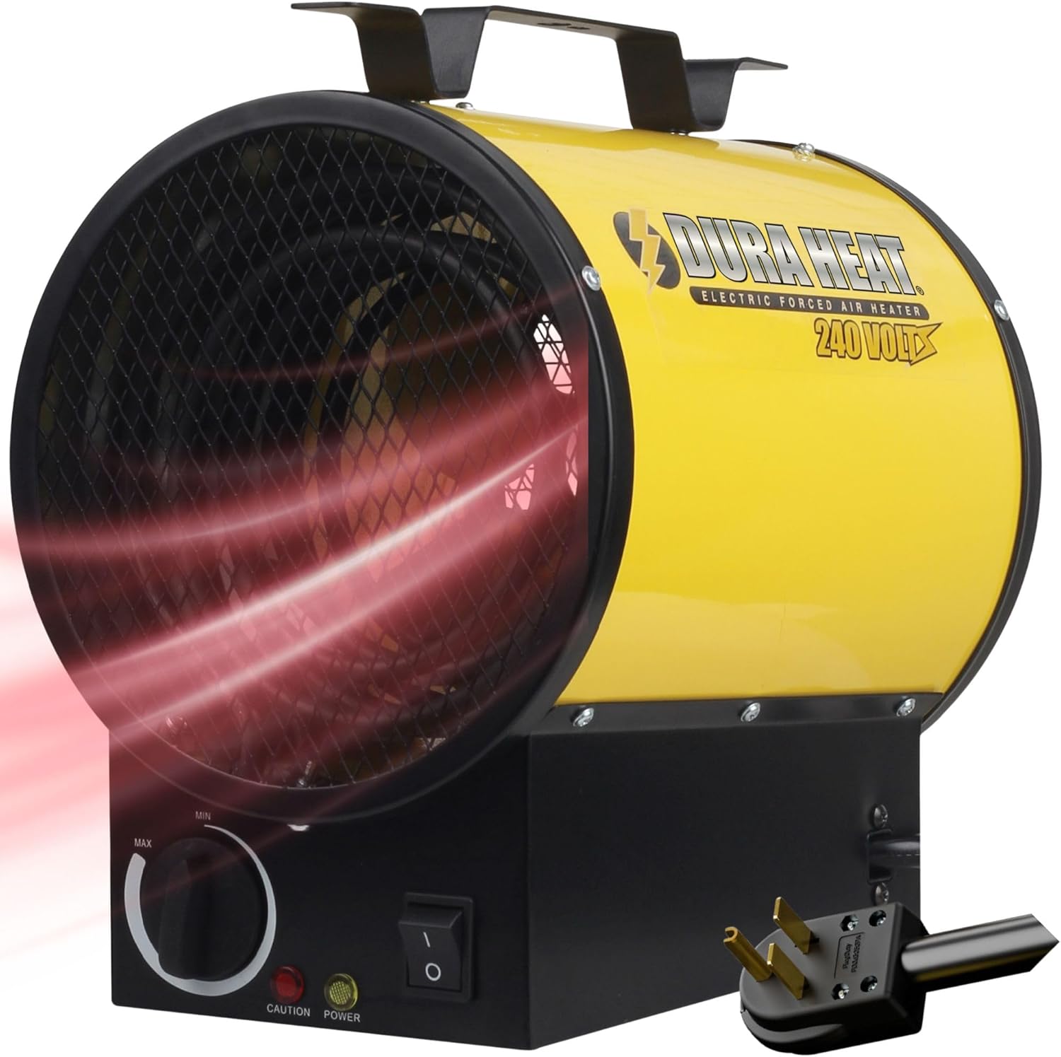 Dura Heat EUH5000 Electric Forced Air Heater 16,400 Btu, Yellow