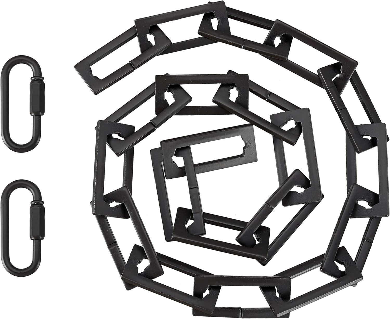 Aspen Creative, Oil Rubbed Bronze, 21126-05-1, Steel Heavy Duty Chain & Two Quick Link Connector Fixture/Swag Light/Plants / 3 Feet, 8 Gauge