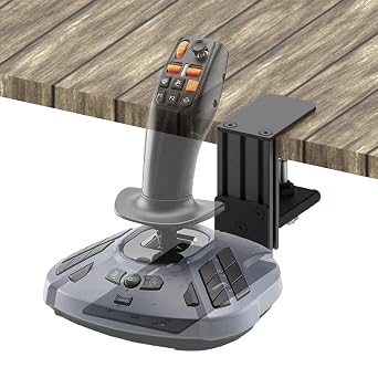 Quick Release Desk Mount Compatible with WINWING URSA MINOR Space/Airline Joystick, Thrustmaster SimTask FarmStick/T.Flight HOTAS ONE, Compatible with Logitech G Extreme 3D Pro Joystick, Turtle Beach VelocityOne Flightstick