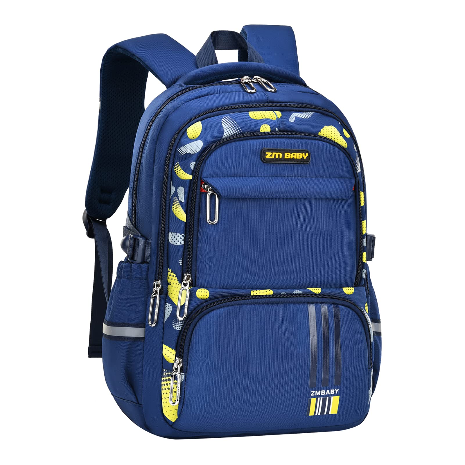 IvyH Mochilas Escolares Niño,Mochilas Primaria Niño-Con Diseño Transpirable, Hebilla Antideslizante en el Pecho,Tira Reflectante