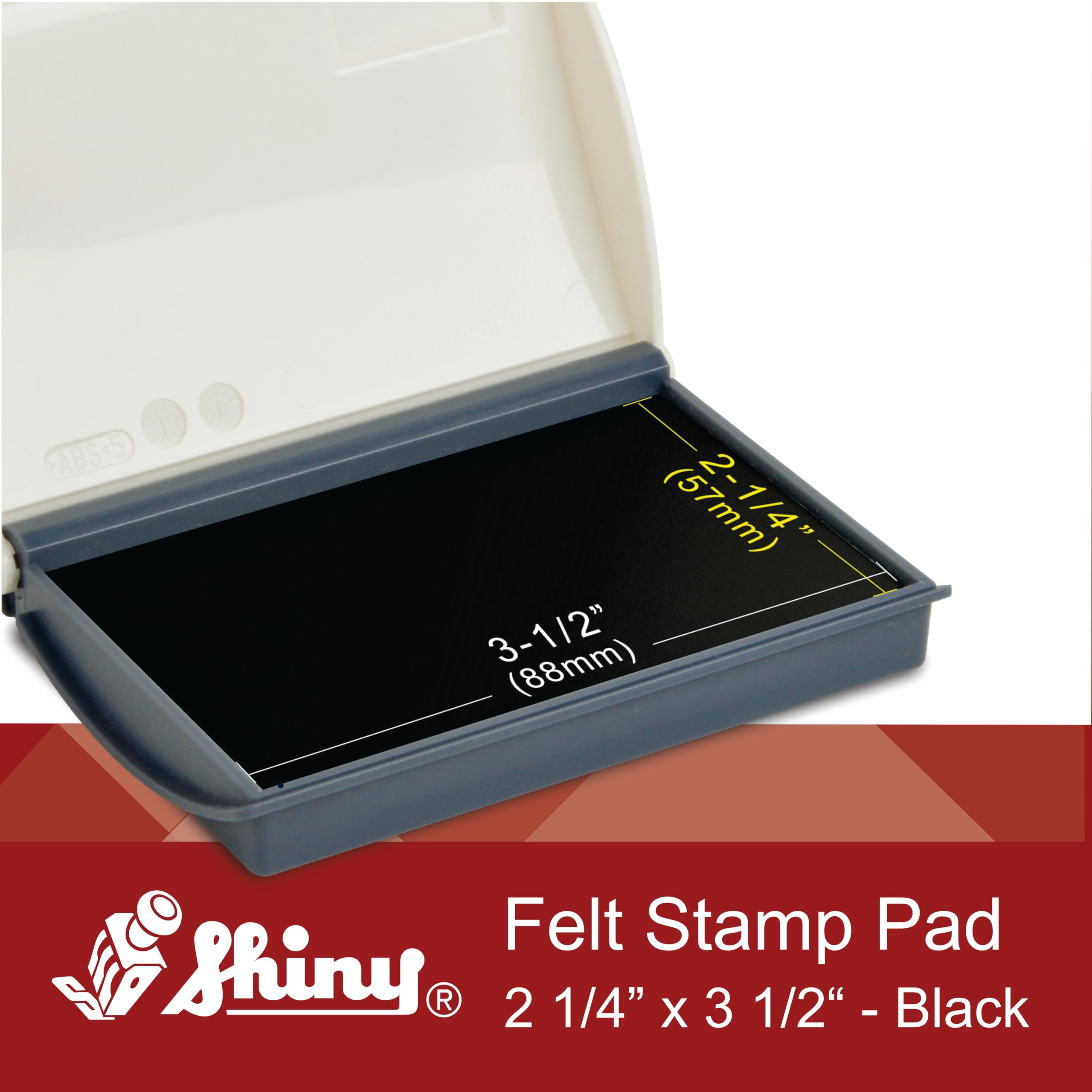 Ink Pads For Rubber Stamps Large Felt Stamp Pad With Plastic Cover