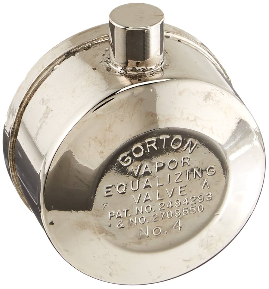 蒸気孔/Steam Vents 英語 4枚 Steam Air Vent Gorton No. 4 1/8