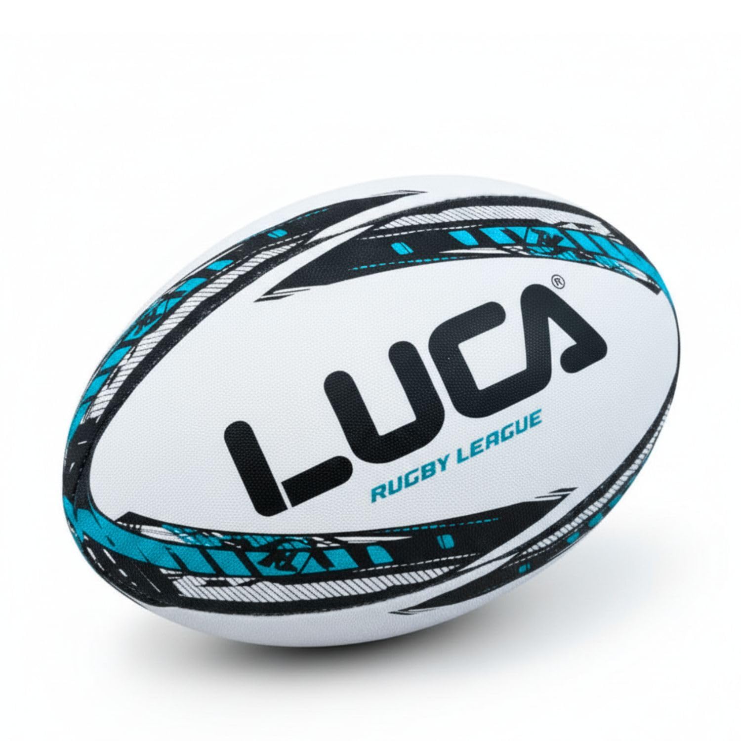 LUCA Rugby Ball Sizes 3, 4 &amp; 5 Hand Stitched Super Grip 3-Ply Construction