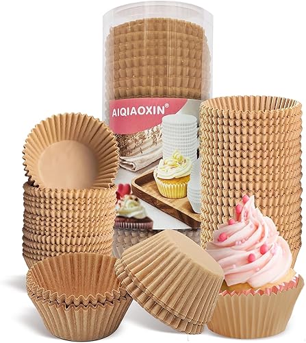 Bake Choice - 1000 revestimientos estándar para cupcakes para hornear, envoltorios de cupcakes de grado alimenticio, antiadherentes, a prueba de
