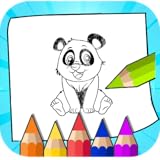* Zoom, zoom and colorize for small details of Cute Baby Panda's