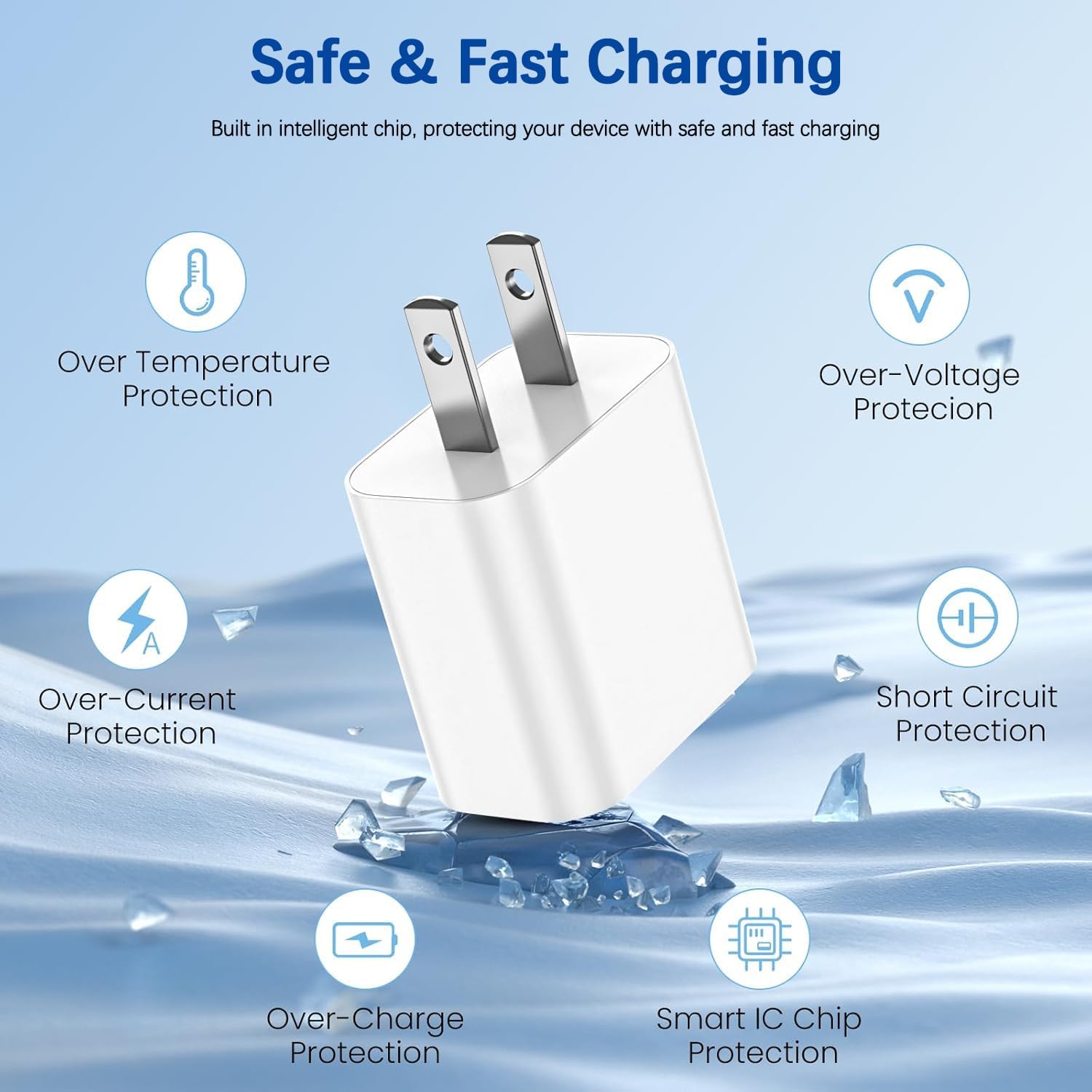 10FT Fast iPad Charger,iPad Charger Fast Charging 2Pack Wall Chargers Plug Adapter Woven Type C USB C to C Cable Cord for iPad Pro 13/12.9/11/,iPad Air 6/5th,i-Pad mini 6/A17 Pro,i-Pad 10/11th(A16)