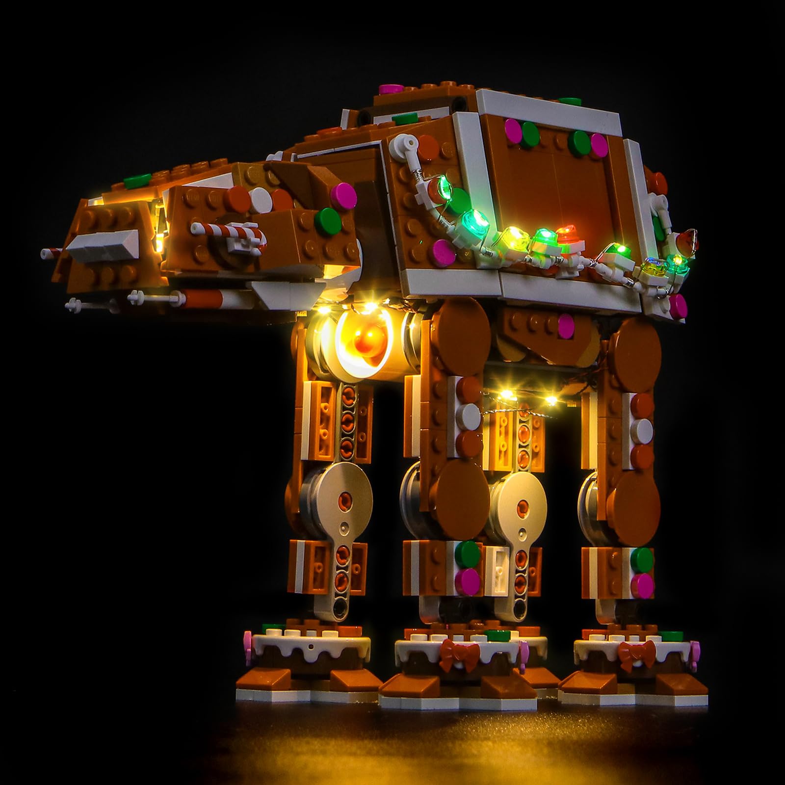 Remote Control Led Light Set Compatible with Lego Gingerbread at-at Walker 40806 (No Model) - Image 2