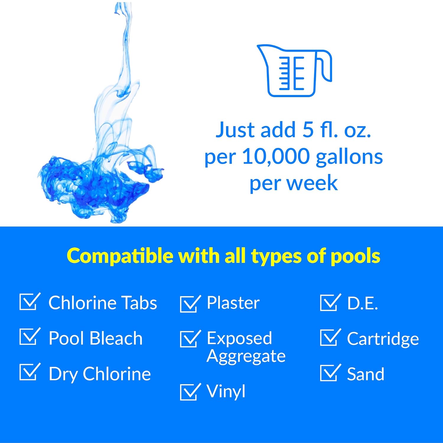 No Mor Problems | Swimming Pool Preventative Algaecide | 2 Quarts Pack