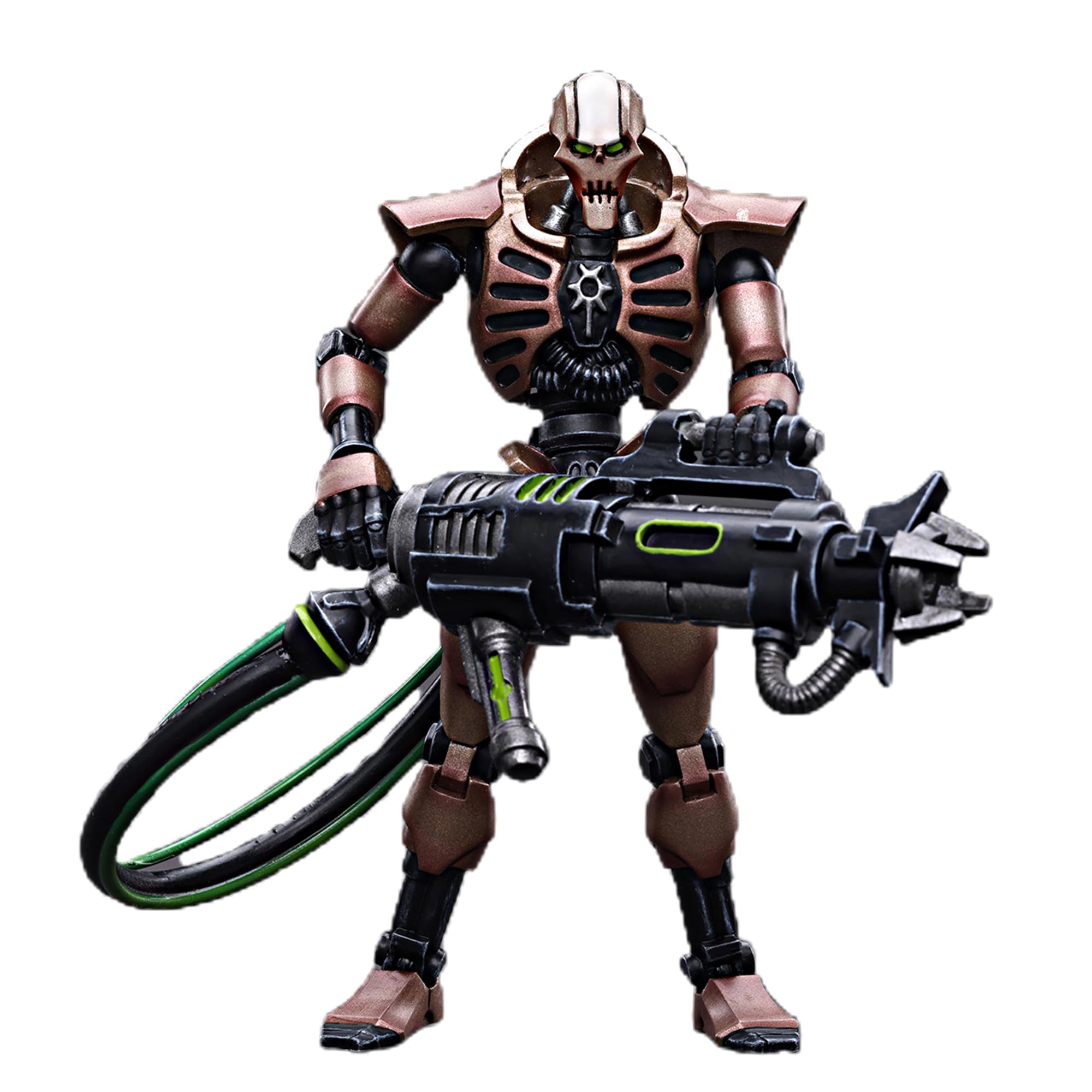 TOYVERSE Joytoy 1/18 Action Figure Warhammer 40,000, Necrons Szarekhan Dynasty lmmortal with Tesla Carbines, Mobile Joints Character Model, 14.3 cm, 15 Years and Older