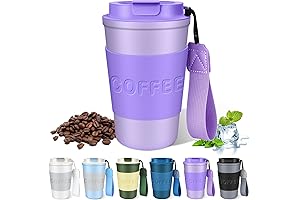Taza Térmica para Café Caliente: Tumbler de Acero Inoxidable Aislado de 12 oz