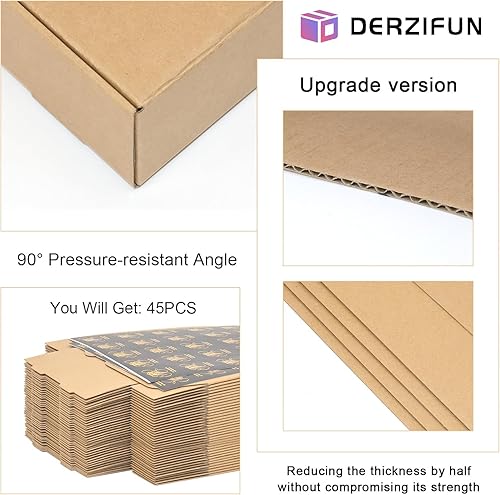 Miniatura 112 de Cajas de envío pequeñas de 6 x 4 x 2 pulgadas para pequeñas empresas, paquete de 30 cajas de correo moradas, caja de embalaje de cartón corrugado