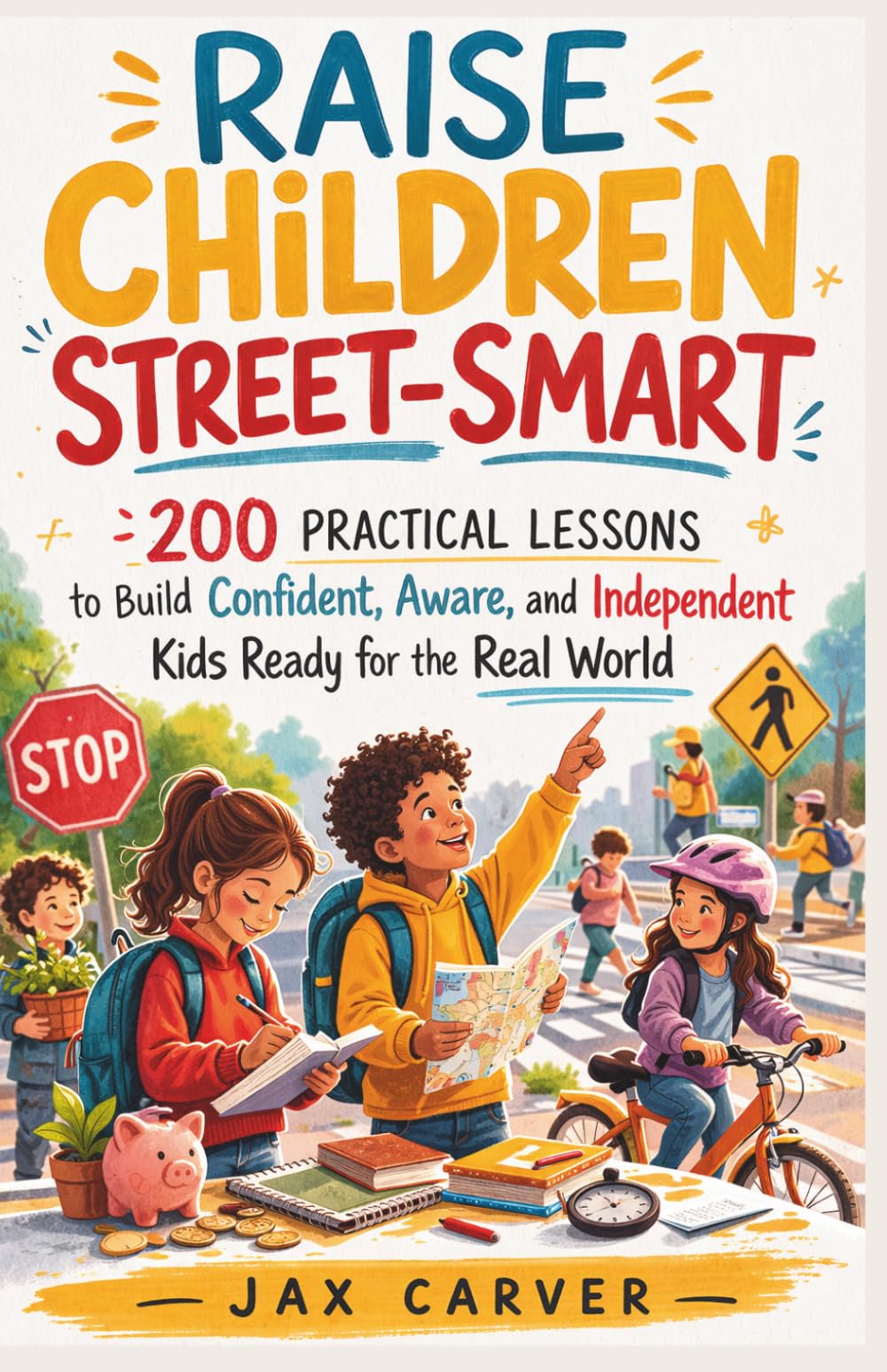 Raise Children Street-Smart: 200 Practical Lessons to Build Confident, Aware, and Independent Kids Ready for the Real World