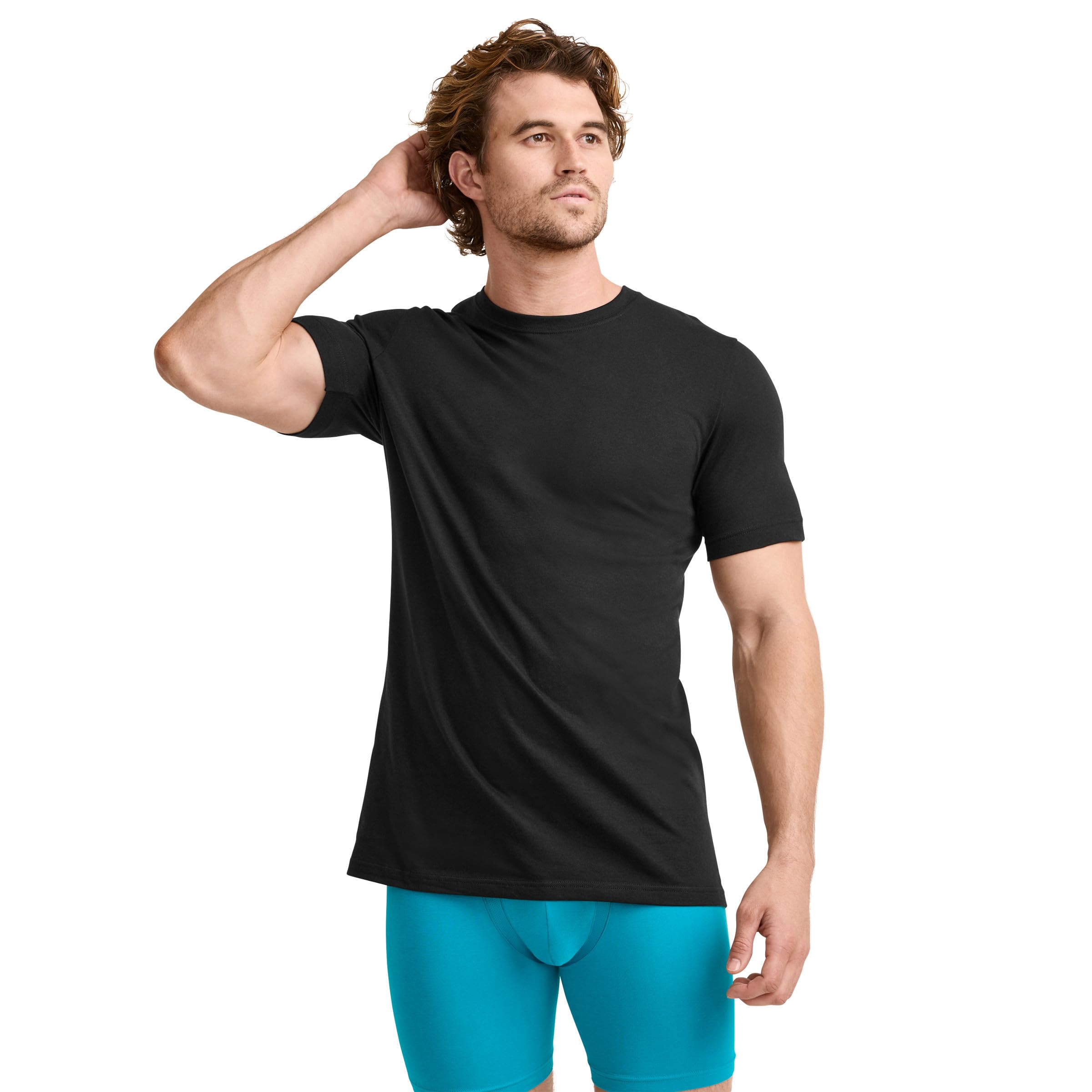 Jockey T-shirty męskie Classic Crew Neck - 3-pak, czarne, rozmiar XL