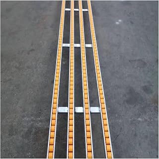 Light-Duty Gravity Conveyor, Splicing Transportation Unpowered Roller Conveyor Slides, ABS Plastic Roller, Warehouses Delivery Lin,Yeller-(w) 40cm-(L) 200cm
