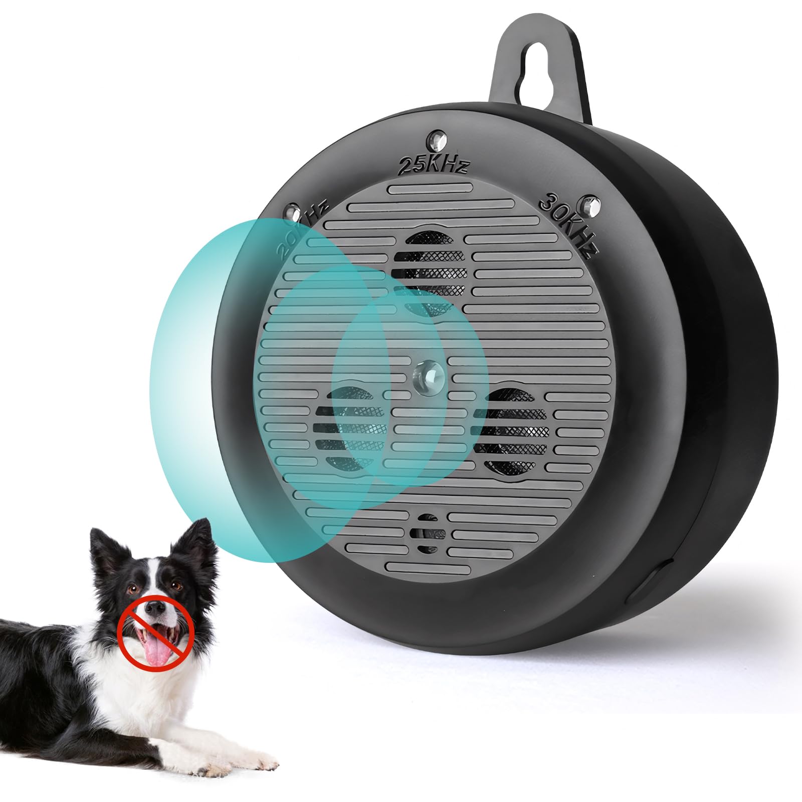 Anti Barking Devices，Auto Dog Bark Deterrent Devices with 3 Levels，Rechargeable Ultrasonic Bark Box Dog Barking Deterrent Devices, Effective Stop