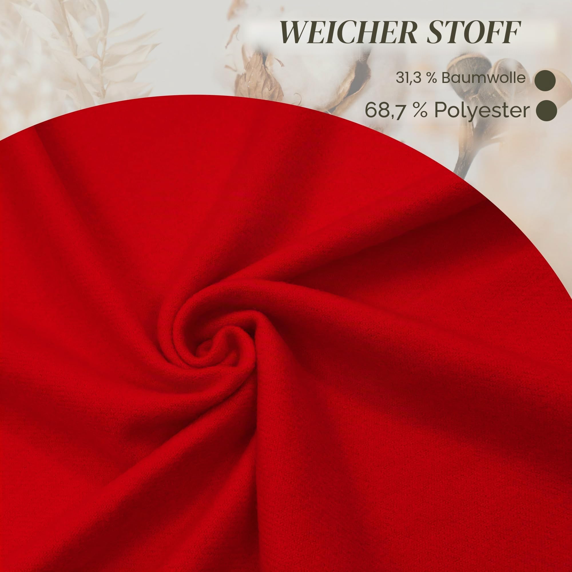 ehsbuy Schal Damen Winter Kaschmir Langer Großer Weiche Warme Pashmina Cashmere Schal für Weihnachten Hochzeitsgeschenke Geschenke für Frauen