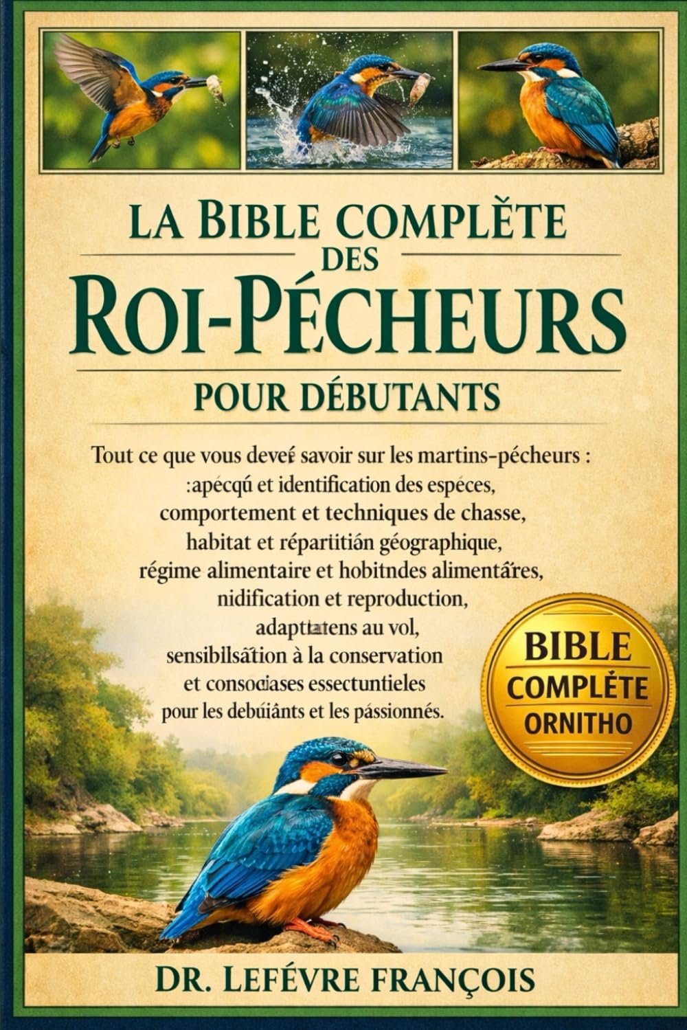 LA BIBLE COMPLÈTE DES ROI-PÊCHEURS POUR DÉBUTANTS: Tout ce que vous devez savoir sur les martins-pêcheurs : aperçu et identification des espèces, ... habitat et...les débutants et les passionnés.
