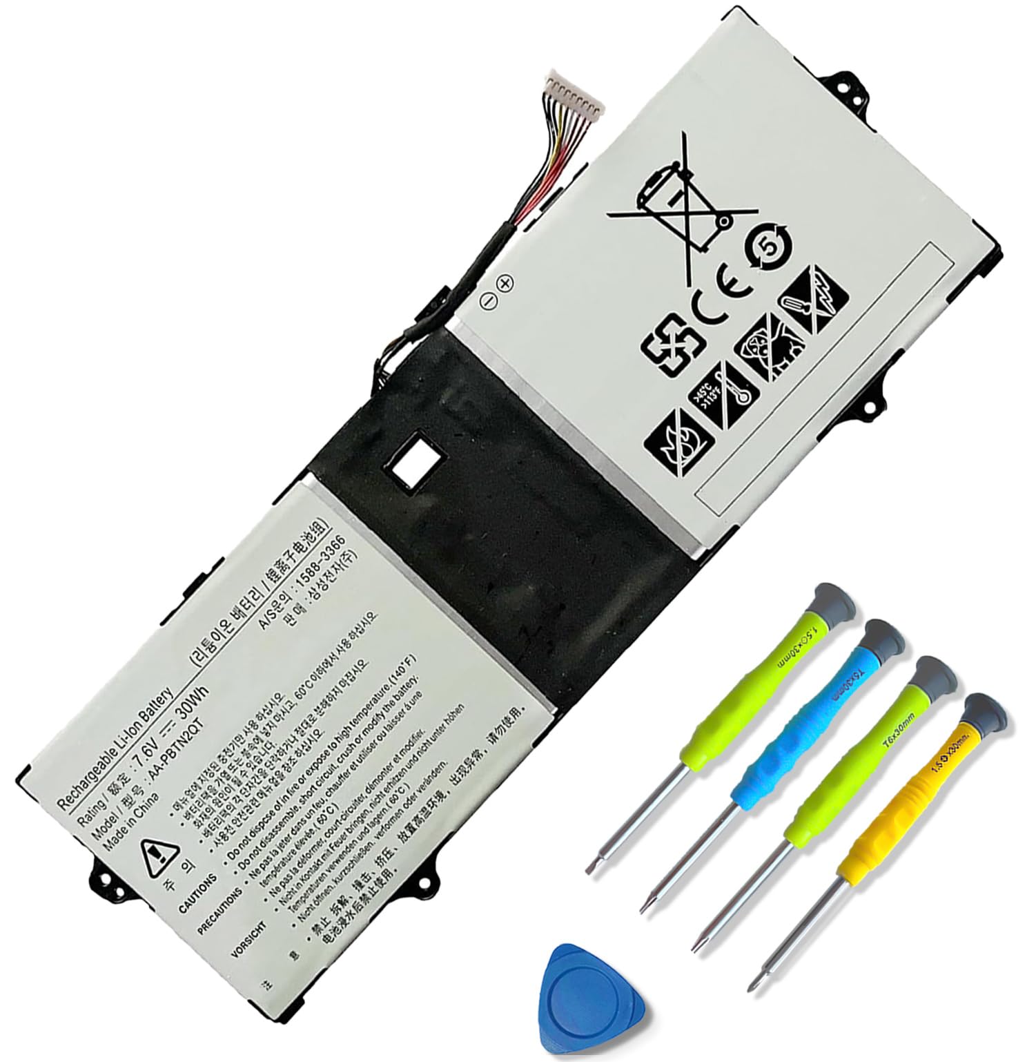 ASODI AA-PBTN2QT Laptop Battery Compatible with Samsung Notebook 9 900X3N NP900X3N Series 900X3N-K01 900X3N-K03 NP900X3N-K01US NP900X3N-K03US