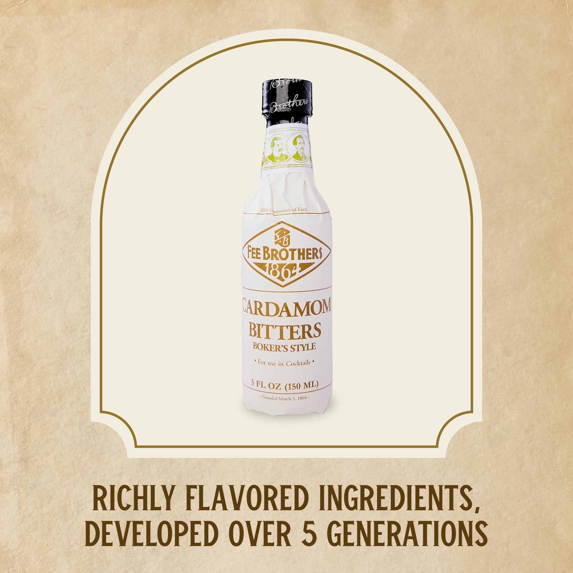 Fee Brothers Cardamomo Bitter 0.15L 150 ml