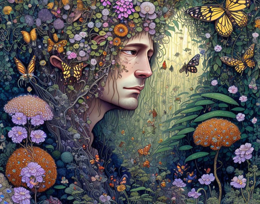 Poster sur toile jungle extraterrestre SERENDIPITP 58 x 90 cm art fantastique
