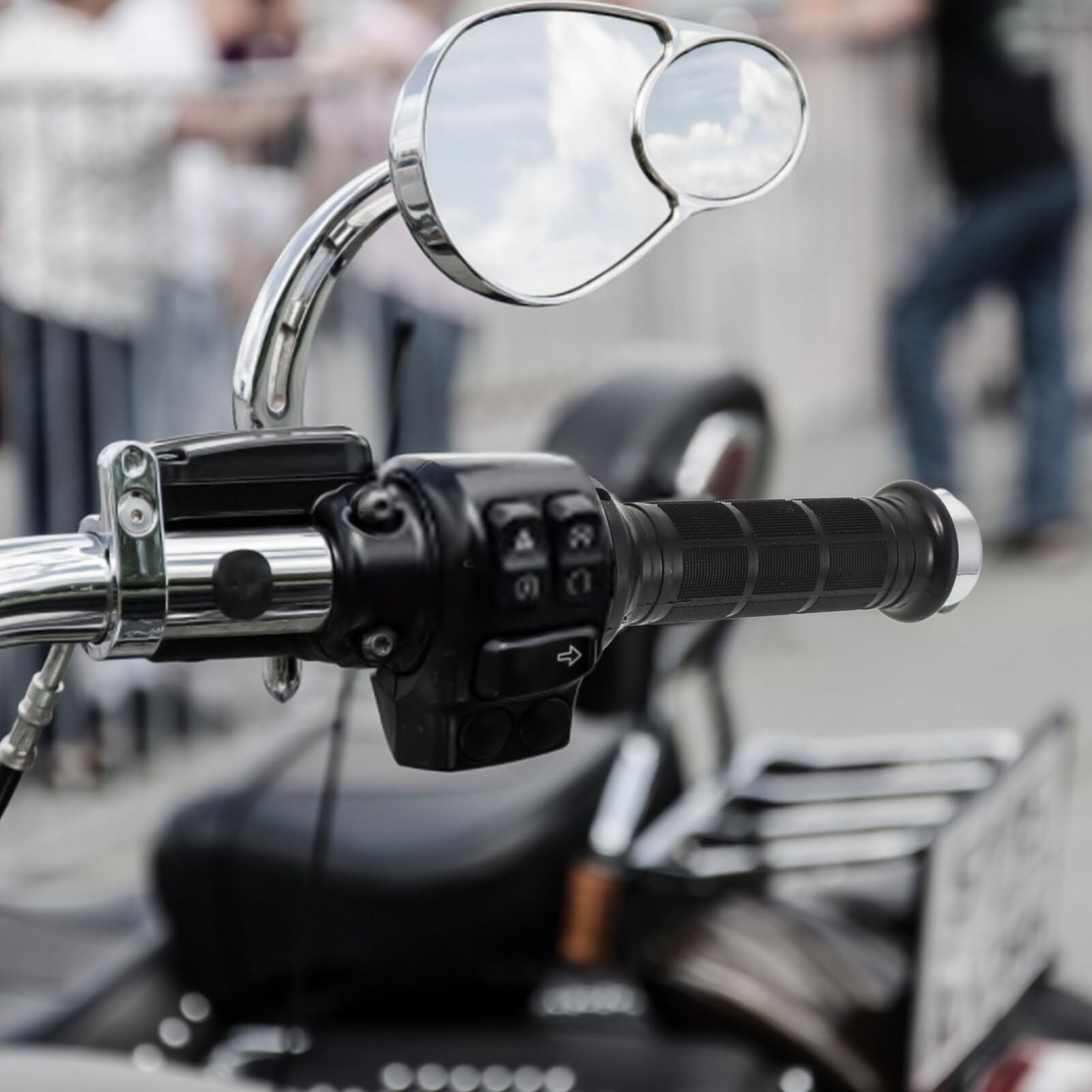 Poignées Chauffantes pour Guidon de Moto Adaptées à Différentes Offrant Confort et Sécurité sans Compétences Spécifiques