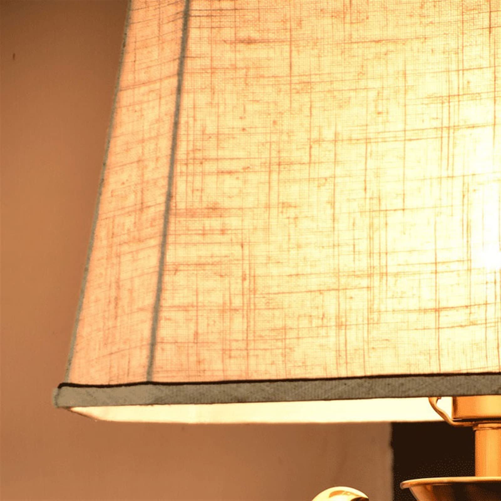 Lampa standingowa Wysokiej jakości prosta dekoracja wnętrz lampa stołowa miękkie światło lampka nocna do sypialni klosz z tkaniny Lampa stołowa nocna