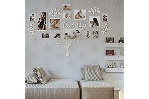 Family and Me - Modern Family Tree Wall Decal