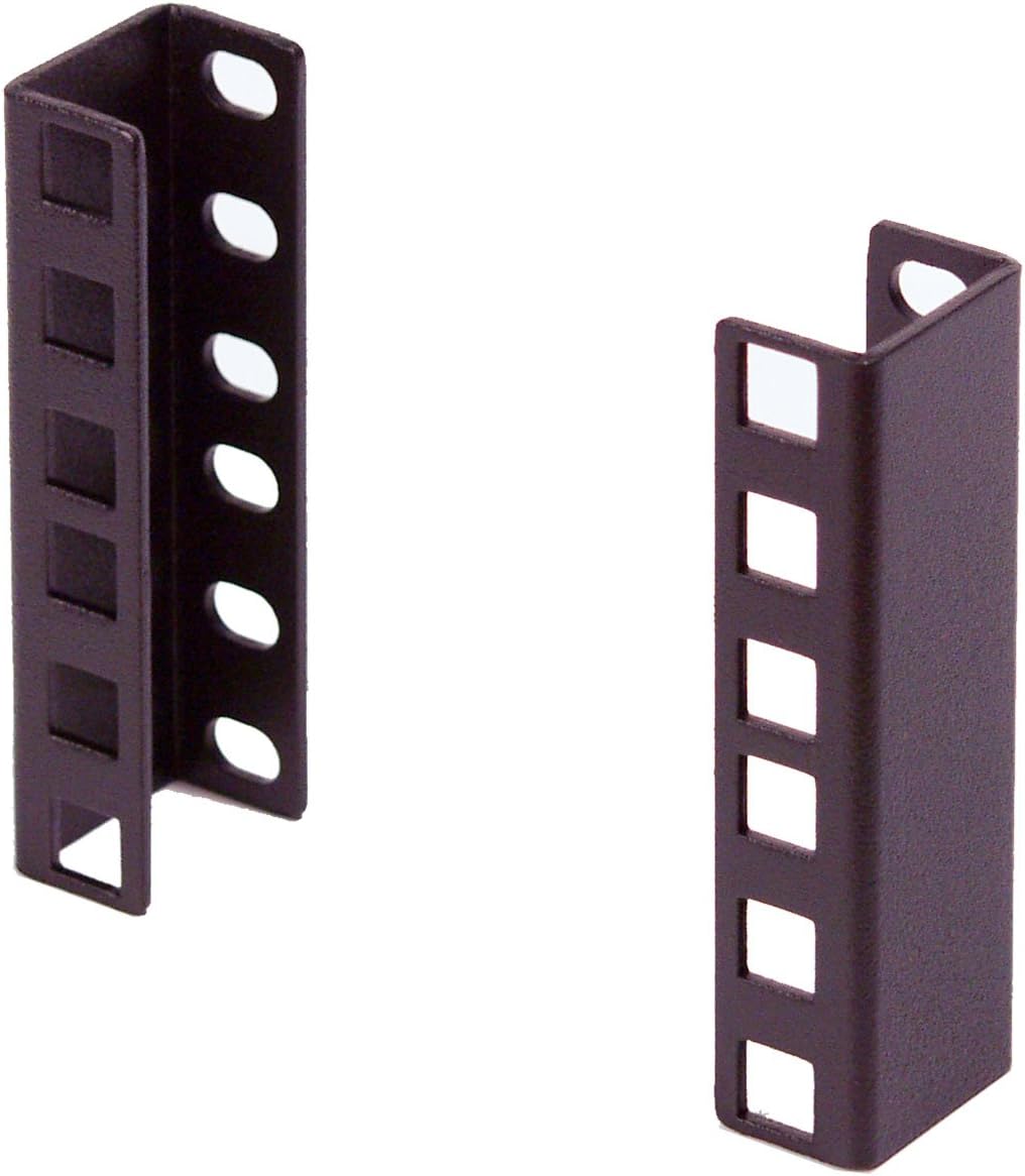 RCB1061-2U Rackmount 2U Rack 1.1 inch Extender for 19 inch or 23 inch Wide Rack Cabinet or Wall Mount Cabinet