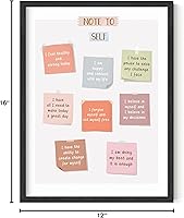 Vista 8 de HAUS AND HUES Carteles motivacionales para la oficina, citas inspiradoras, arte de pared, regalos de consejero, afirmaciones de amor propio, aula