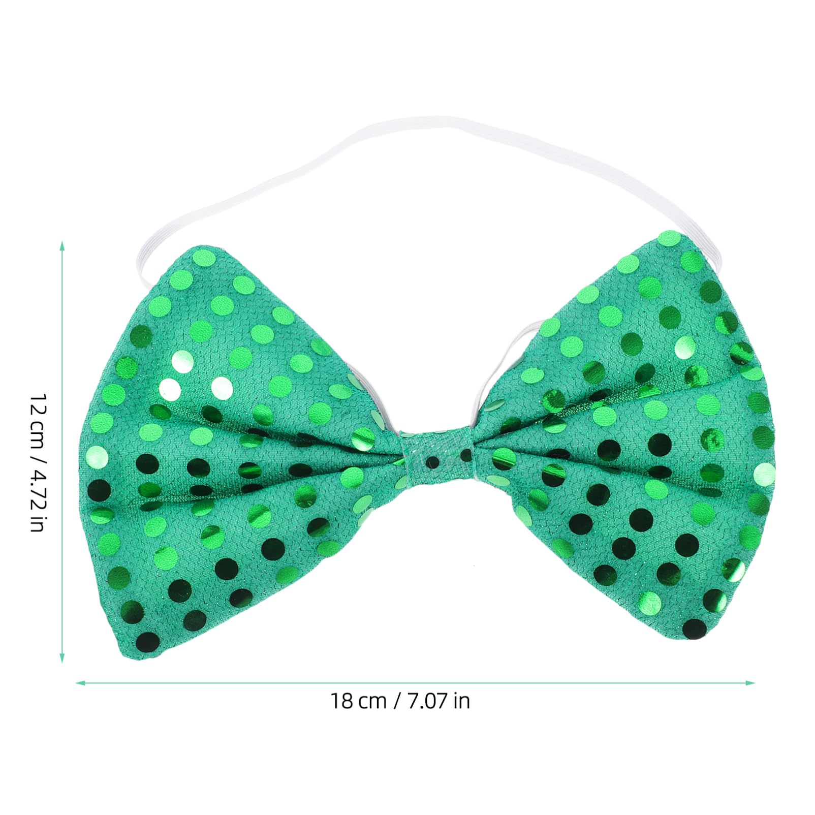 KESYOO St Patrick's Day Bow Tie Set - 6pcs Green for Men and Boys - Accessories for Parties Photo Props and Celebrations for Festive Events