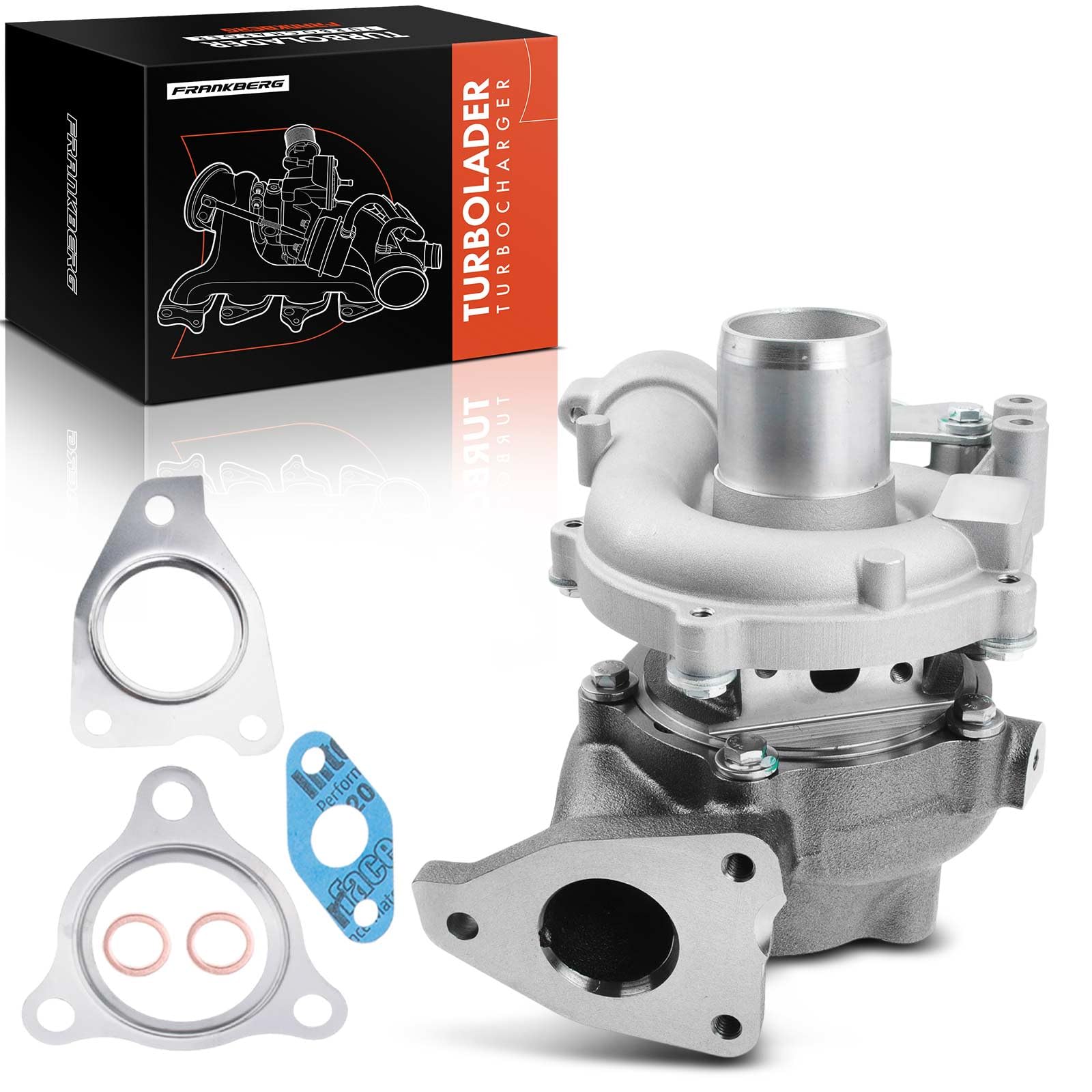 Frankberg Turbocompressore 54389700007 | Compatibile con: X-Trail T32 T32R T32RR, Scénic III JZ0/1, M.e.g.a.n.e III Grandtour KZ0/1